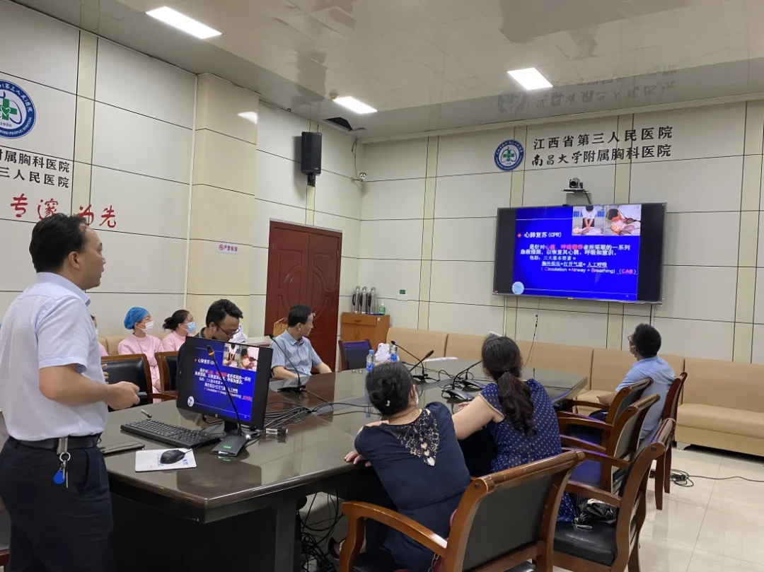 江西省胸科醫院開展新冠疫苗接種異常反應醫療救治應急演練